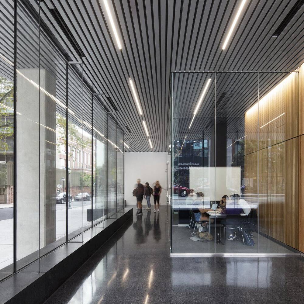 Hallway in a university