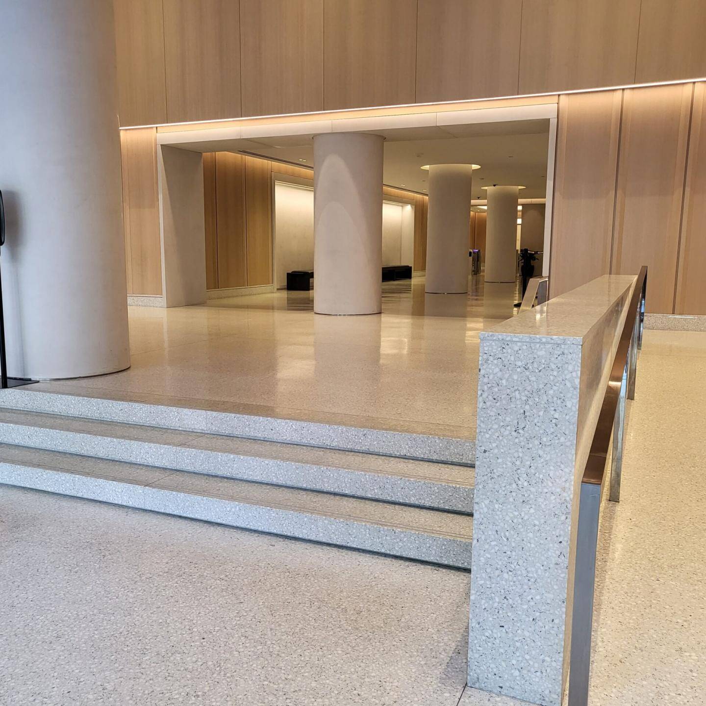 Stairs in a lobby