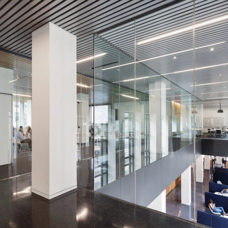 Hallway in a university