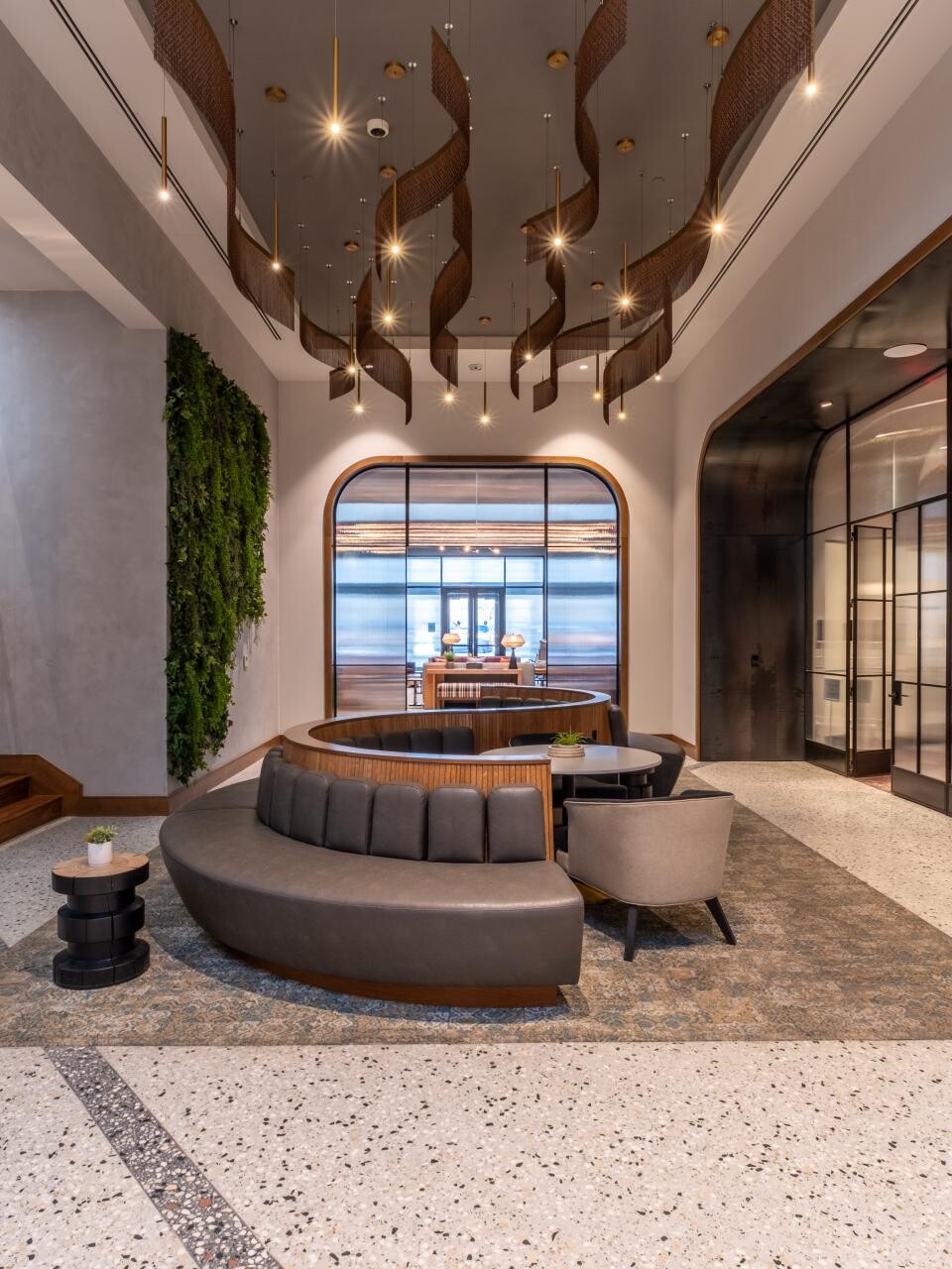 Seating area in lobby