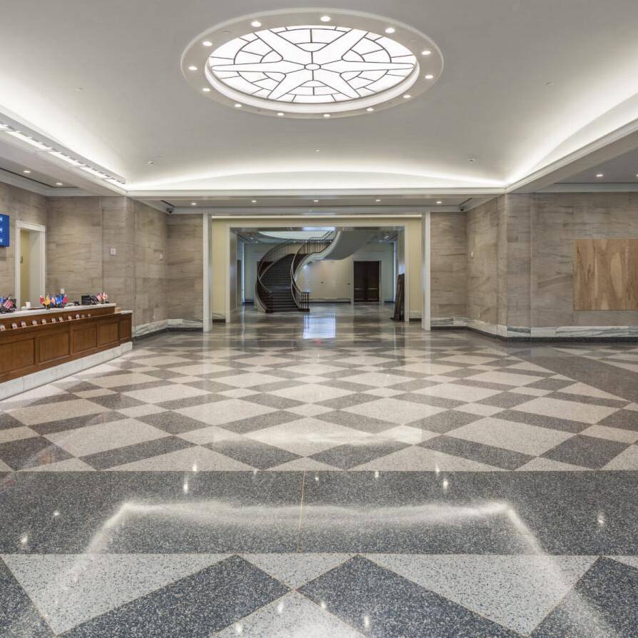 Terrazzo floor