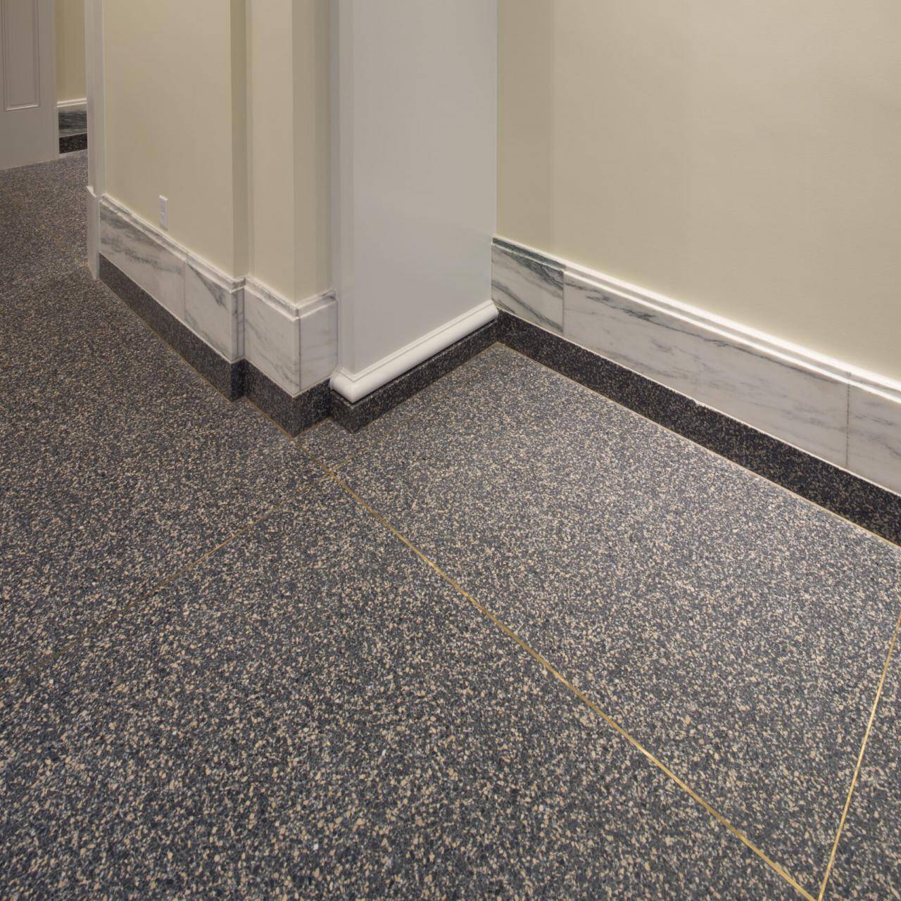 Terrazzo floor