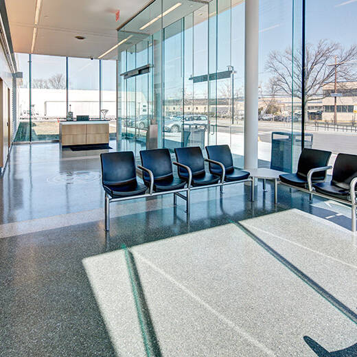 seating area in lobby