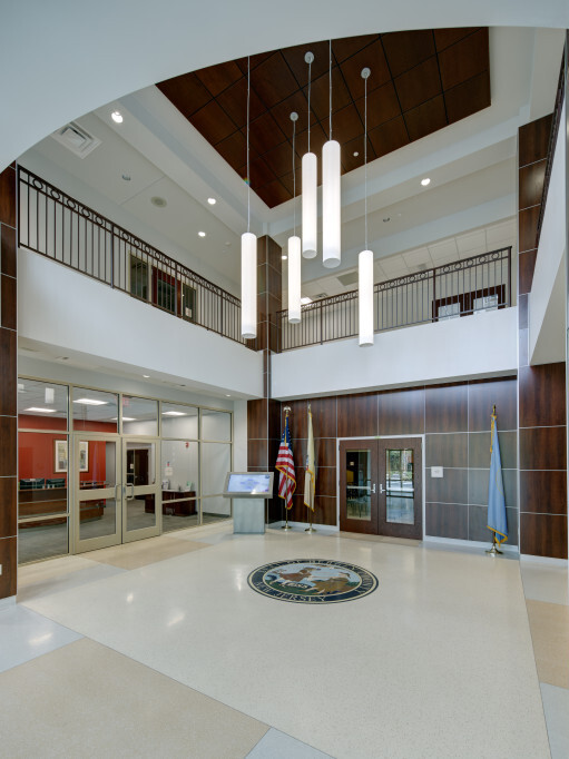 Lobby floor with a seal