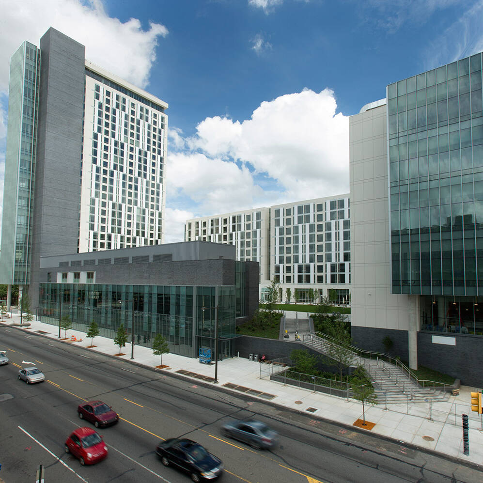 Exterior of a building