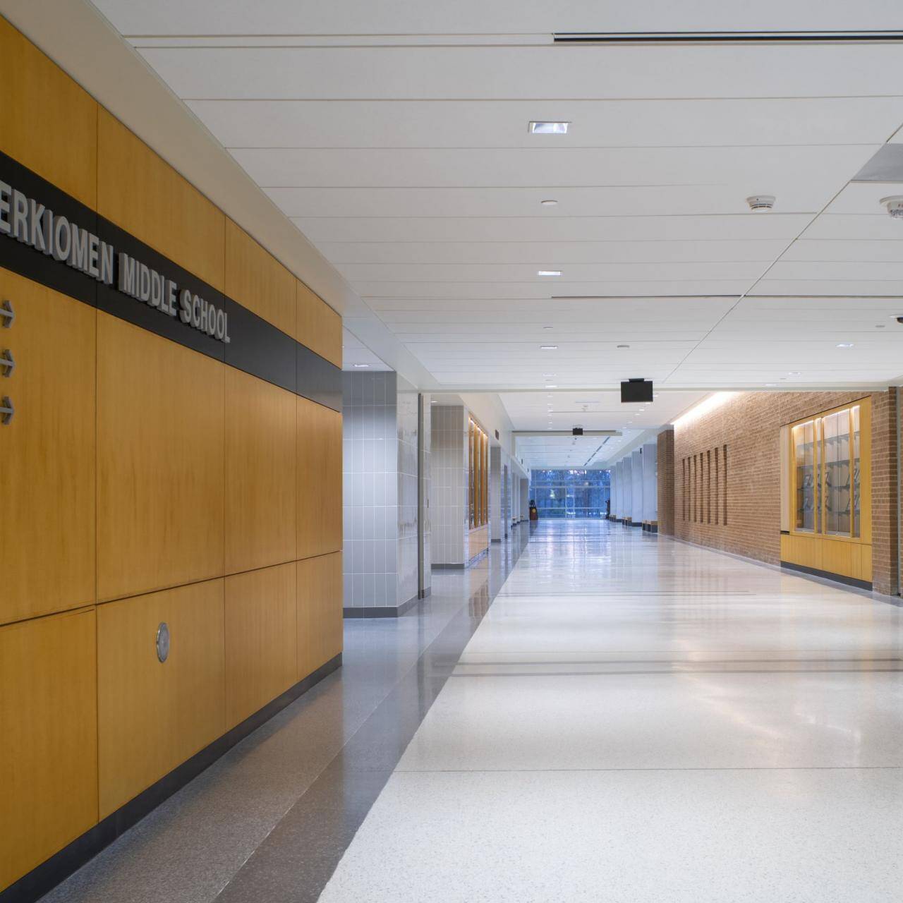 Hallway of middle School