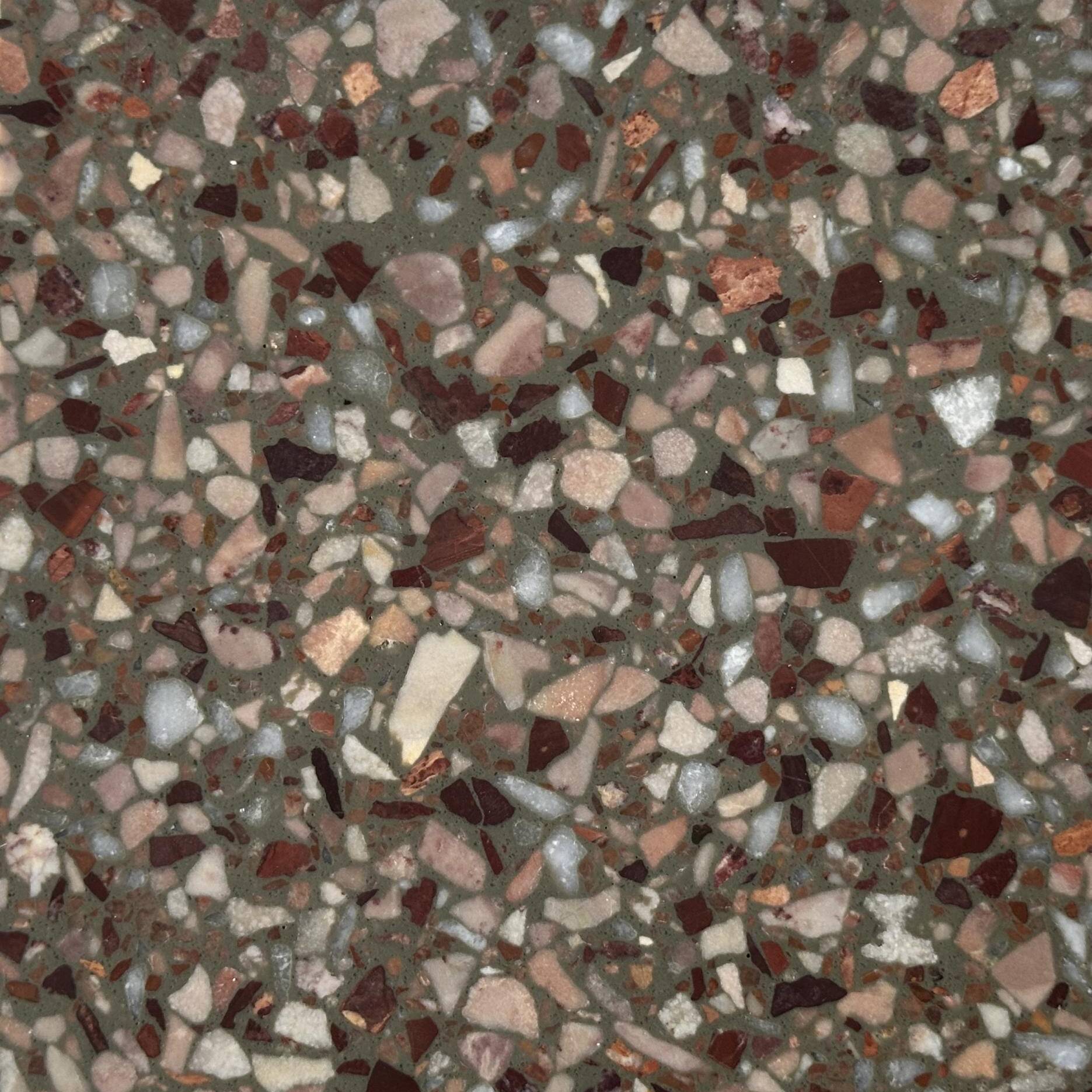 Terrazzo floor sample