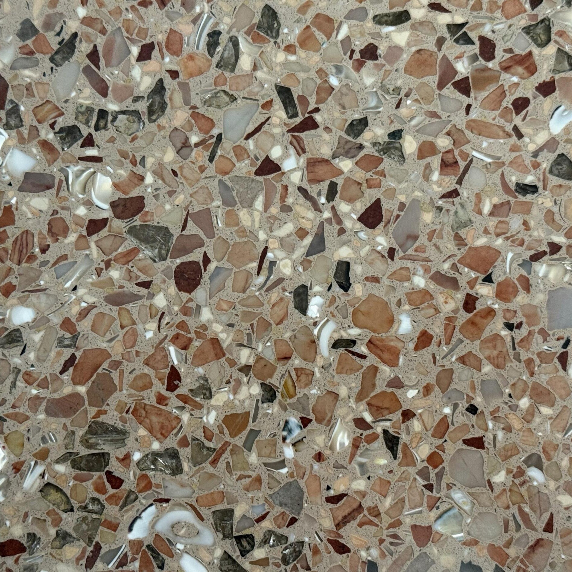 Terrazzo floor sample