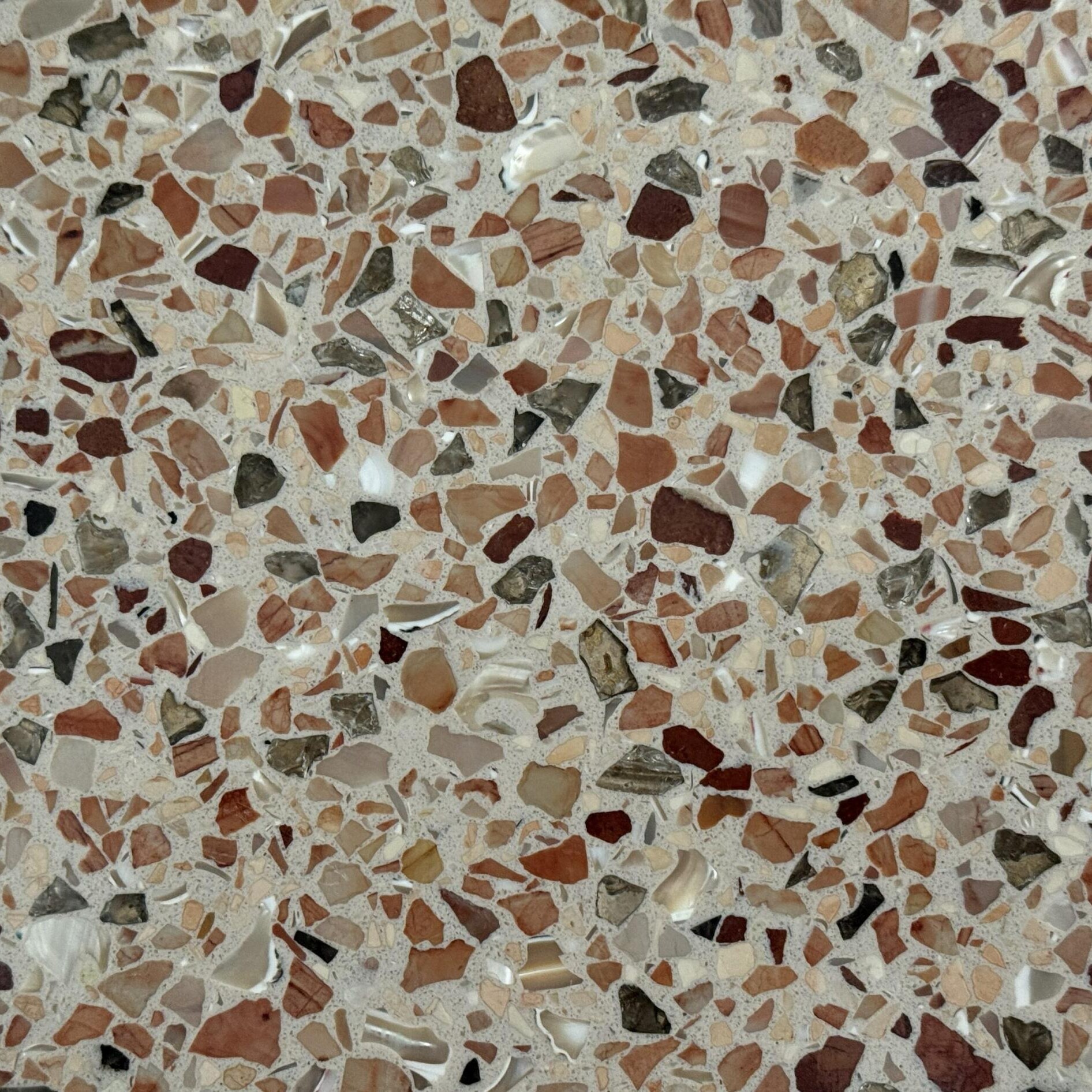 Terrazzo floor sample
