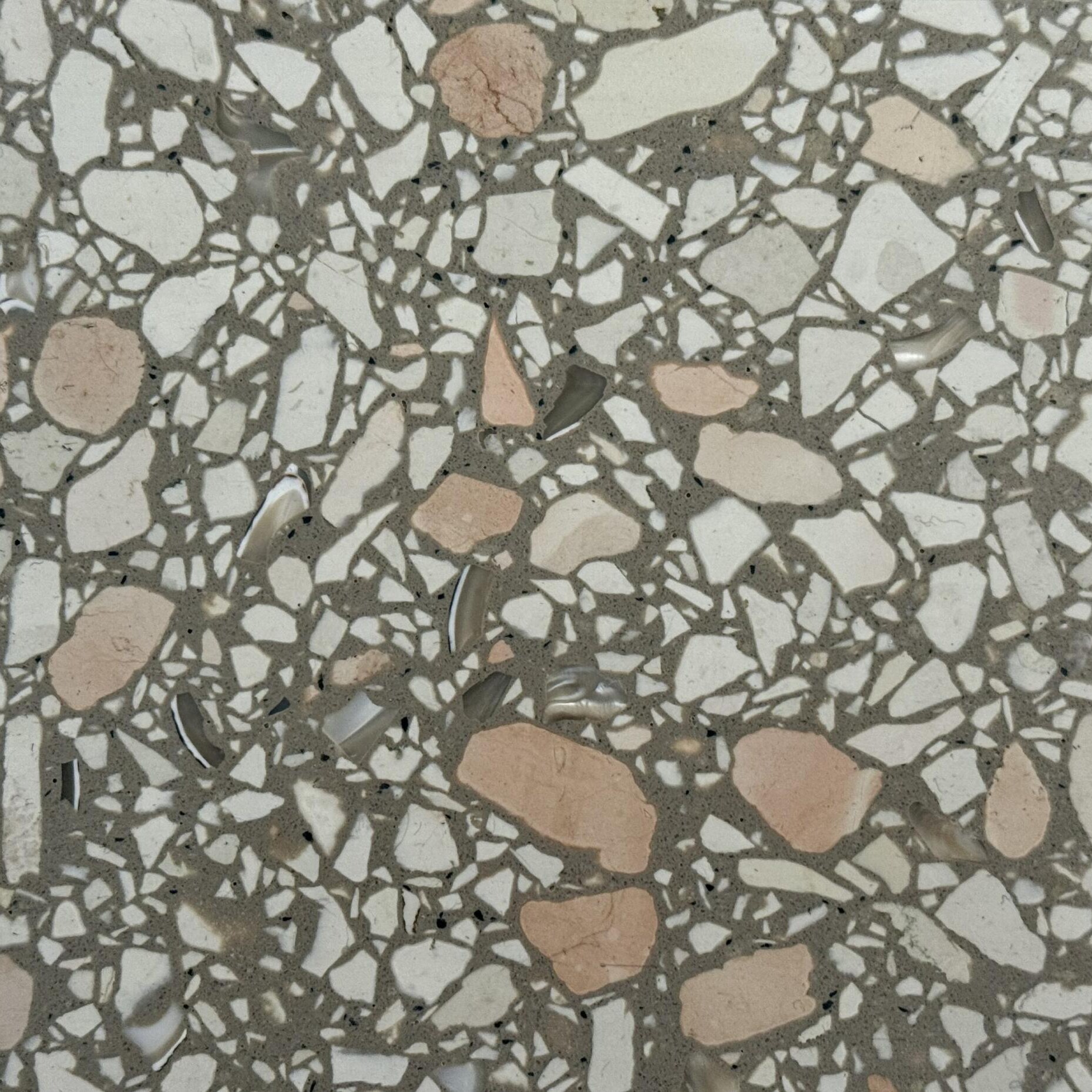 Terrazzo floor sample